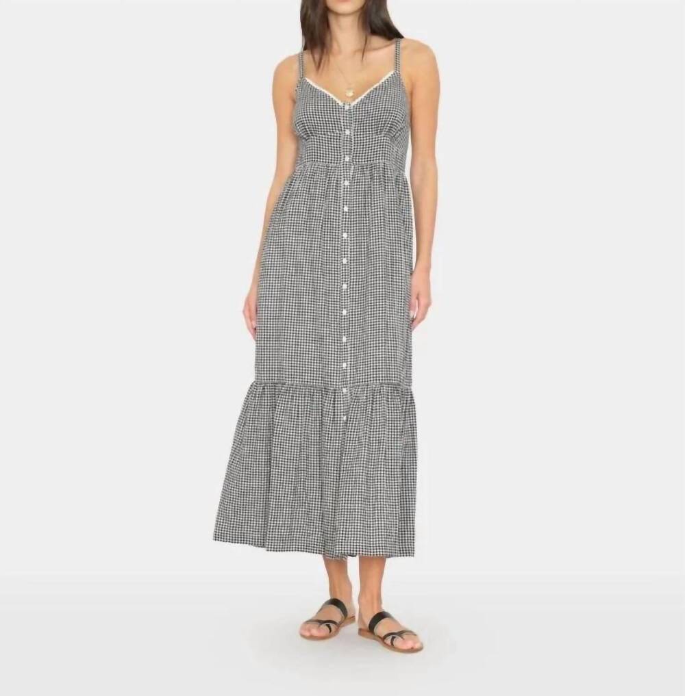 NEW XIRENA greta dress in black sand